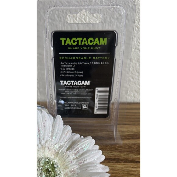 Sealed Tactacam Rechargeable Battery POV Camera Replacement 5.0 4.0 Solo - Picture 2 of 2